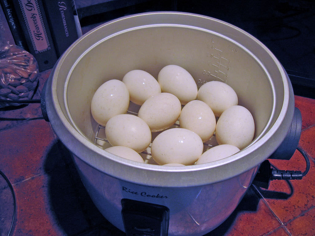 Appliances eggs in basket