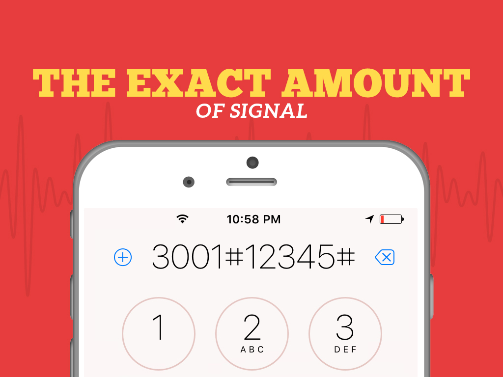 Secret Codes exact amount of signal