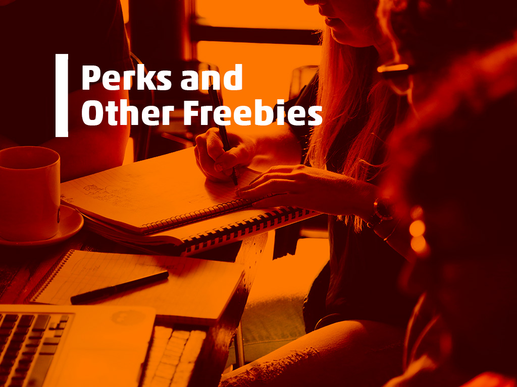 perks and other freebies