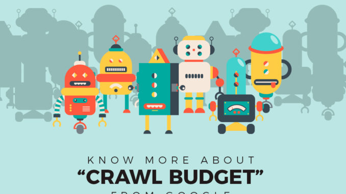 know more about crawl budget from Google