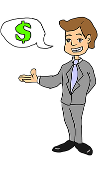 An illustration of a debt relief specialist